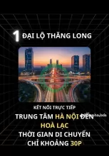 HÒA LẠC – “QUẬN 9” CỦA MIỀN BẮC?Nếu BĐS Quận 9 từng tăng giá hơn 10 lần nhờ Khu Công nghệ cao, thì hôm nay Hòa Lạc đang đi đúng quỹ đạo đó – nhưng quy mô lớn hơn.Quy hoạch hơn 17.000 haHạt nhân: Khu Công nghệ cao Hòa Lạc‍FPT, Viettel, Đại học Quốc gia hội