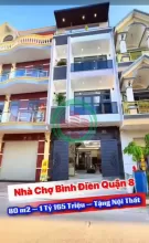 BÁN NHÀ NGAY CHỢ BÌNH ĐIỀN QUẬN 8. DT80 M2 - SHR - CHỈ 1TỶ165TR. LH:0785448683.