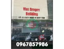 Cho thuê VP tòa nhà Viet Dragon Building, Lô A1/D21 KĐT mới Cầu Giấy, 0967857986