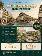Cơ Hội Đầu Tư Sinh Lời Kép Từ Tổ Hợp Căn Hộ Aqua Garden.