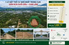 Đất nền thổ cư kcn Suối Dầu, Cam Lâm