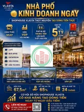 Nhà Phố Vlasta Thủy Nguyên - Thanh Toán 50% Nhận Nhà Kinh Doanh Ngay