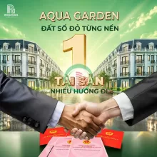 Rời xa khói bụi- về Aqua Garden xây biệt thự vườn nghỉ dưỡng, sổ hồng sẵn sang tên