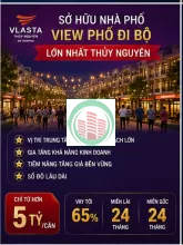 Sở hữu nhà phố view phố đi bộ lớn nhất Hải Phòng - Vlasta Thủy Nguyên