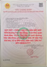 HOT HOT – CHÍNH CHỦ CẦN BÁN ĐẤT MẶT TIỀN Đường Trần Văn Khéo, P.Cái Khế, quận Ninh Kiều, TP.Cần Thơ