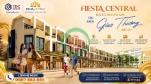 Fiesta Central Bình Dương 0987663865 nhà phố 2 mặt tiền giá 4,3 tỷ bằng căn hộ chung cư