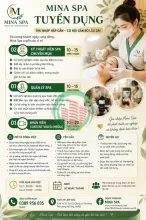 MINA SPA TUYỂN DỤNG – THU NHẬP HẤP DẪN, CƠ HỘI GẮN BÓ LÂU DÀI