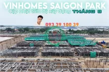 Cập nhật TĐXD Vinhomes Saigon Park- Ưu đãi hơn 20% trước 09/09, chỉ 5 tỷ/căn nhà phố 4 tầng (102% VAT)