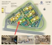 HOT - BÁN Căn 2PN rộng 59m2 tại toà S5 LUMI HÀ NỘI view tầng trung đẹp giá 4.1 tỷ