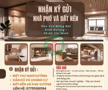 Tôi nhận ký gửi mua bán nhà ,đất  tại khu vực thành phố Hồ Chí Minh và các tỉnh lân cận