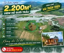 VÀI TRĂM TRIỆU CÓ 2.200M² VIEW HỒ + NHÀ SẴN – CÁCH KCN NINH XUÂN CHỈ 400M