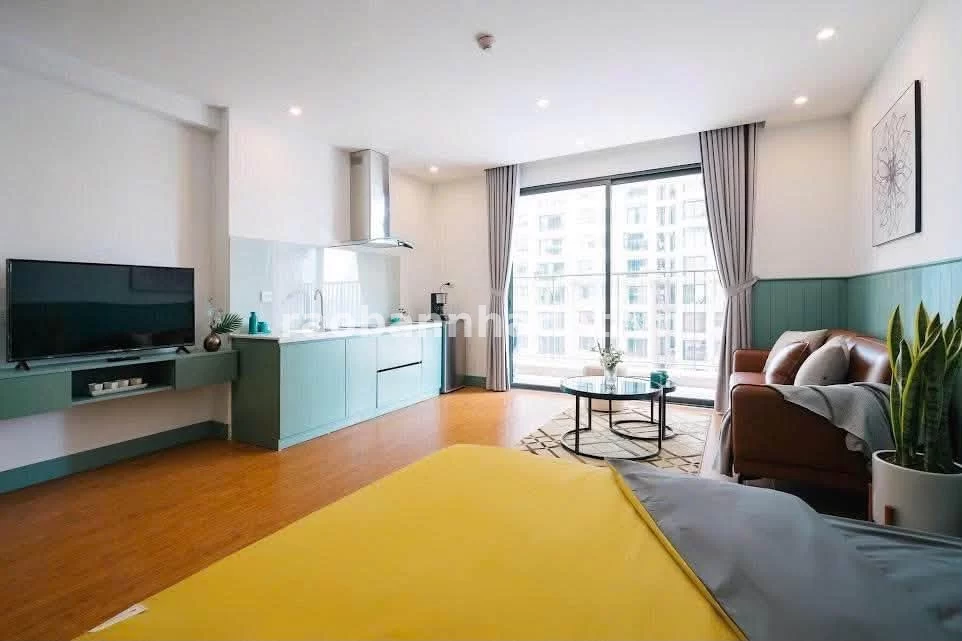 Cho thuê căn studio "hoa hậu" VINHOMES D'CAPITALE C2 cùng view hồ điều hòa thoáng đãng chỉ với 15 triệu/tháng, Phường Cầu…