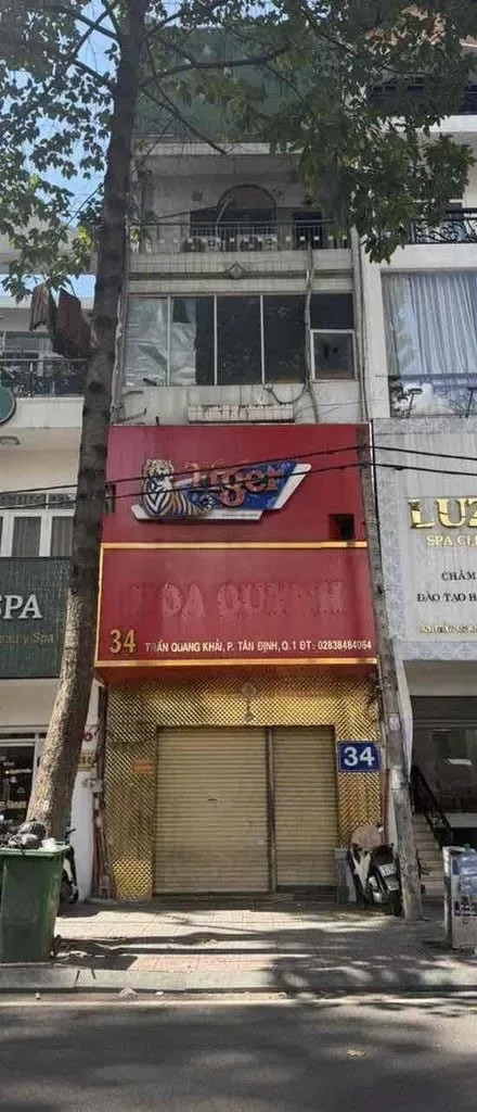 Cho thuê nhà: 34 Trần Quang Khải, Phường Tân Định, Quận 1, Phường Tân Định, Thành phố Hồ Chí Minh