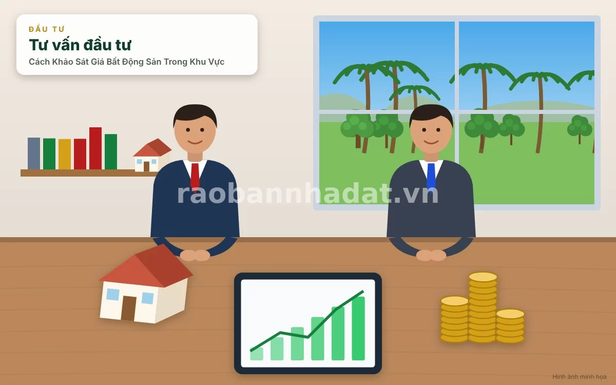 Quy trình 5 bước khảo sát giá nhà đất thực tế chi tiết