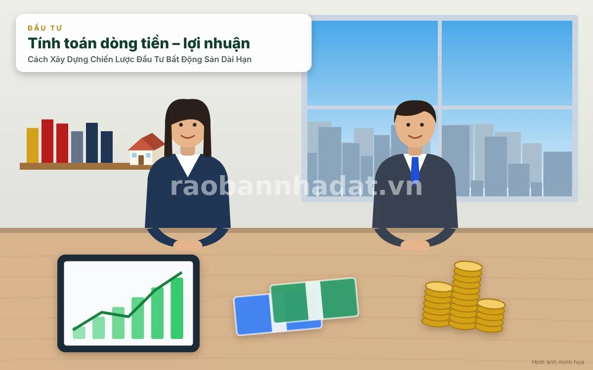 Chuyên gia tài chính đang tư vấn bài toán quản trị đòn bẩy và dòng tiền dài hạn cho khách hàng