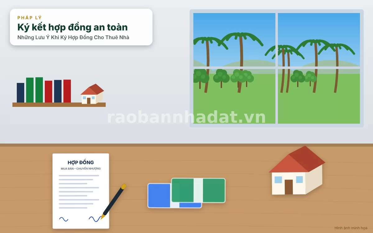 Quy định rõ ràng chi phí điện nước và dịch vụ trong hợp đồng cho thuê nhà