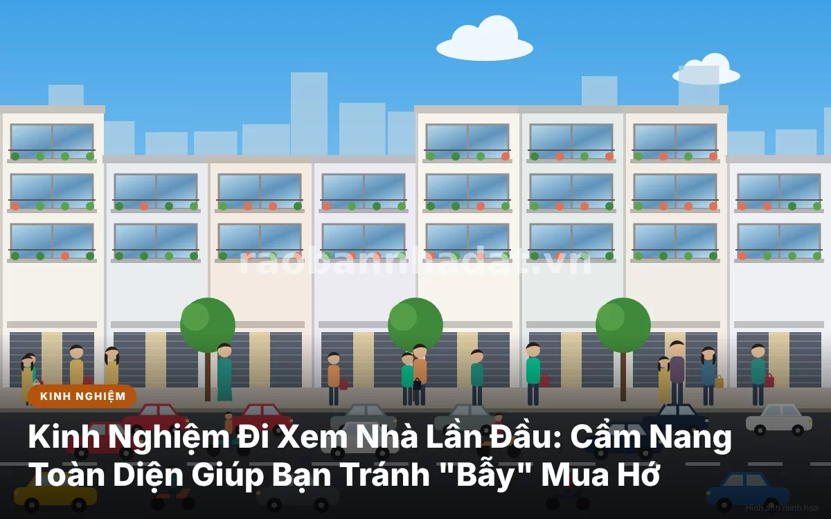 Tổng quan kinh nghiệm đi xem nhà lần đầu giúp người mua nhà tránh bẫy và chọn đúng sản phẩm