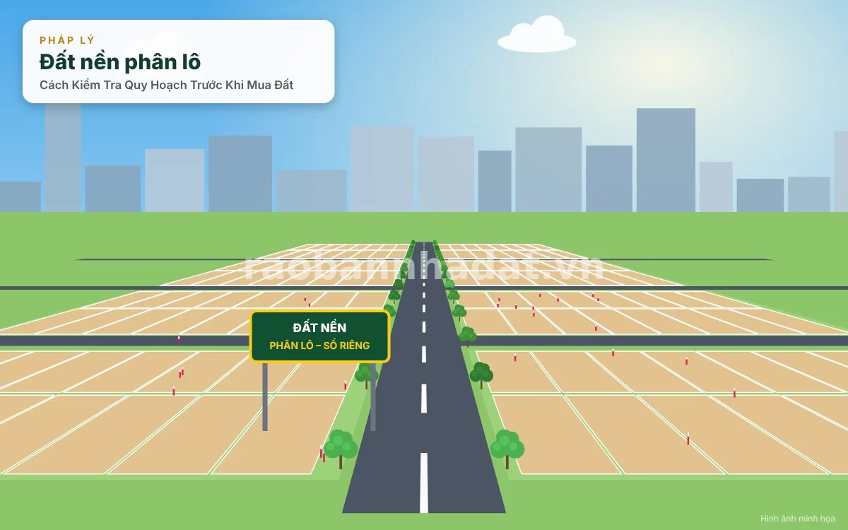 Khảo sát thực tế lô đất nền và đối chiếu vị trí thực tế với bản đồ quy hoạch khu vực