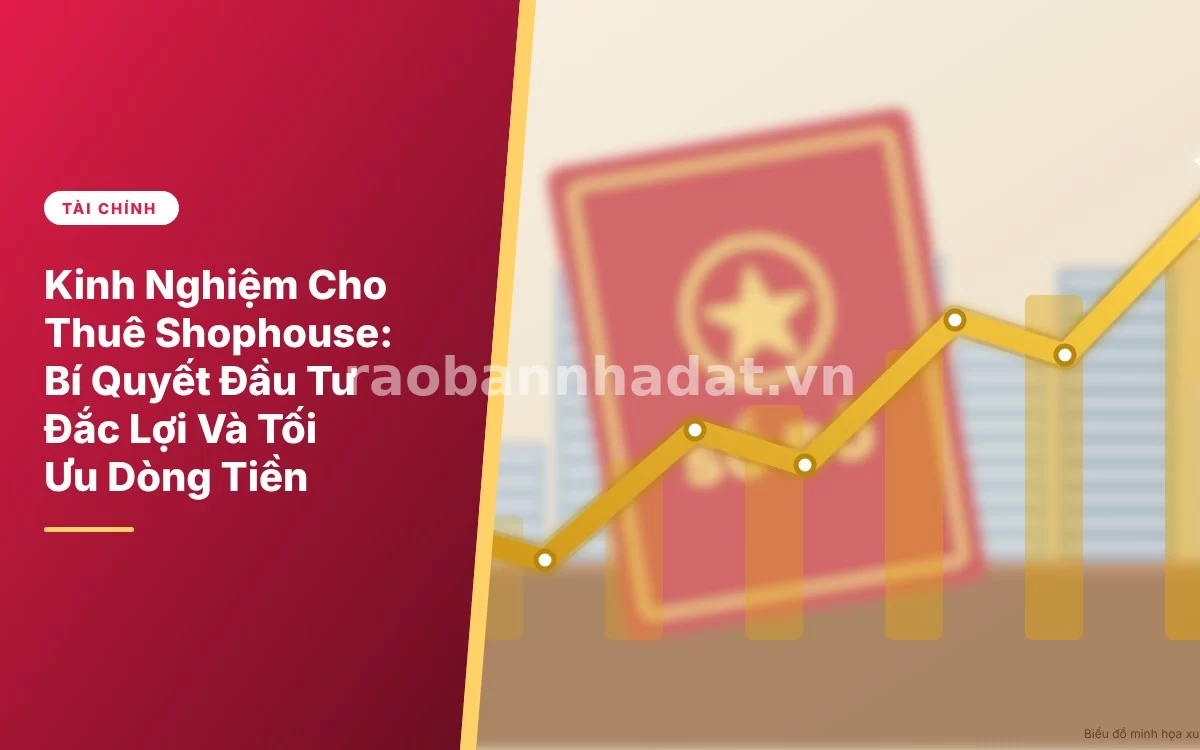 Tổng quan kinh nghiệm cho thuê shophouse thương mại sinh lời cao và ổn định
