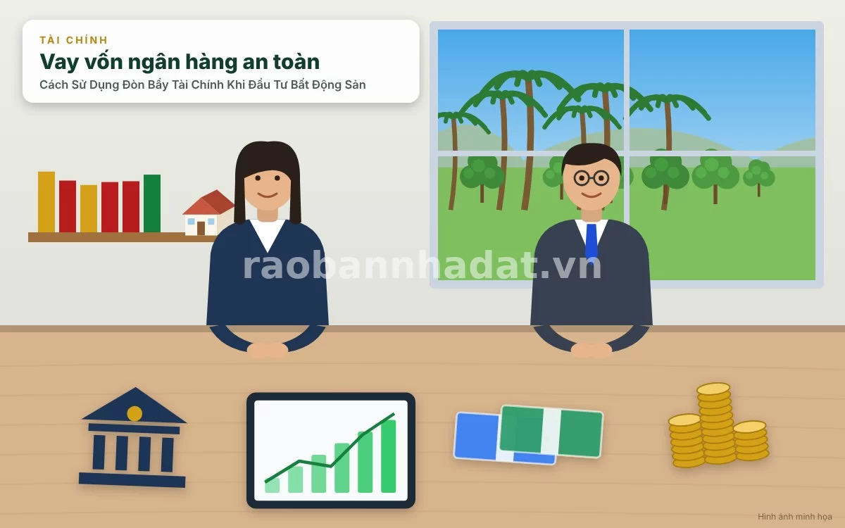 Chuyên gia tài chính đang phân tích bài toán dòng tiền và hạn mức vay ngân hàng cho khách hàng
