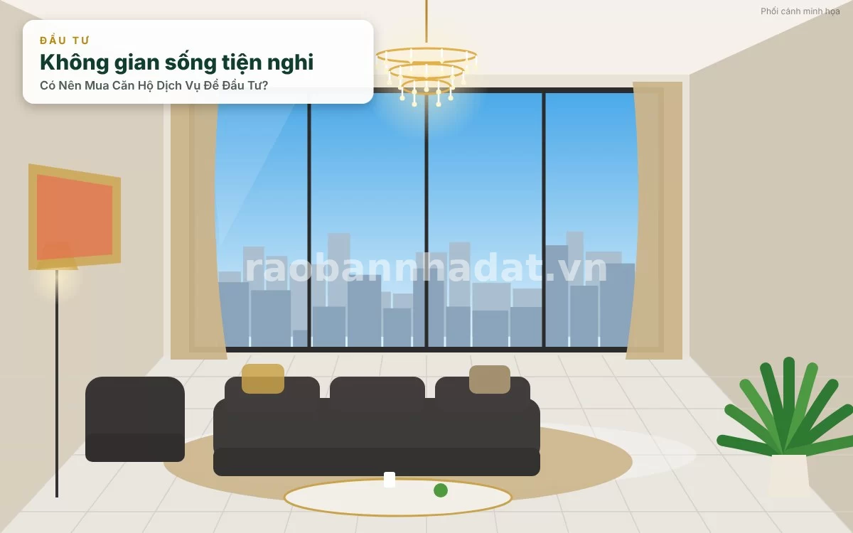 Không gian sang trọng và tiện nghi của một căn hộ dịch vụ cao cấp dành cho chuyên gia nước ngoài