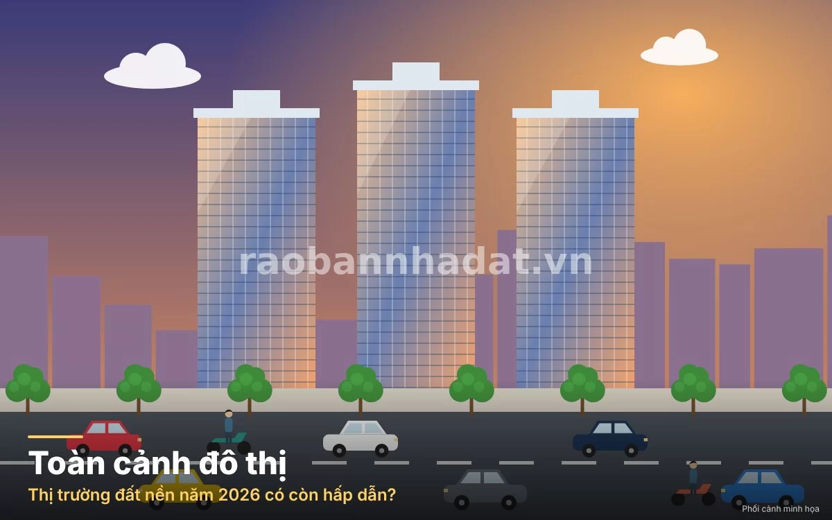 Đất nền vùng ven đô thị vệ tinh và khu công nghiệp năm 2026