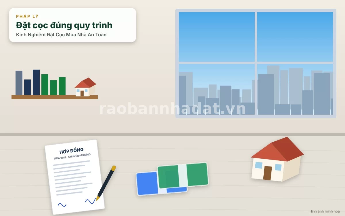 Mẫu hợp đồng đặt cọc mua nhà chi tiết với các điều khoản pháp lý chuẩn