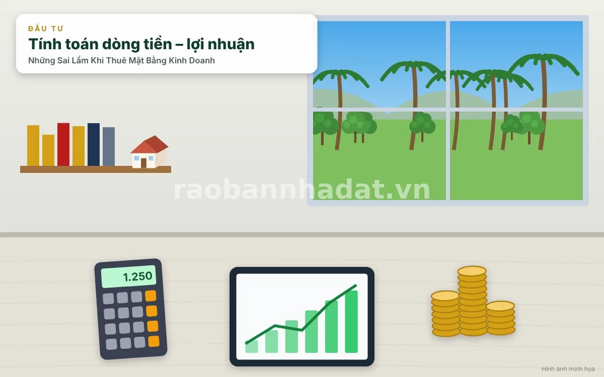 Khảo sát mặt bằng kinh doanh thực tế trước khi thuê