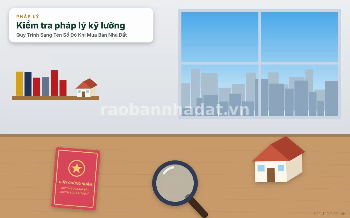 Kiểm tra kỹ lưỡng các thông tin trên sổ đỏ mới ngay khi nhận kết quả sang tên