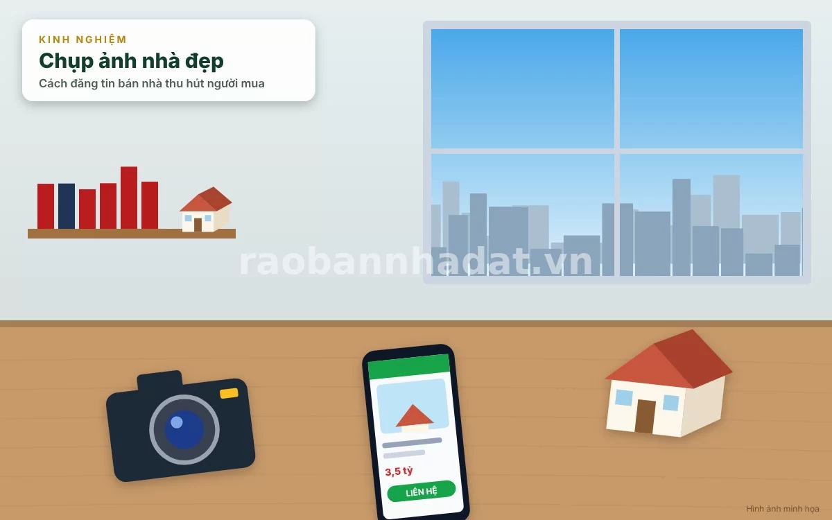 Chụp ảnh và quay video thực tế chất lượng cao giúp tăng tỷ lệ chuyển đổi khách mua