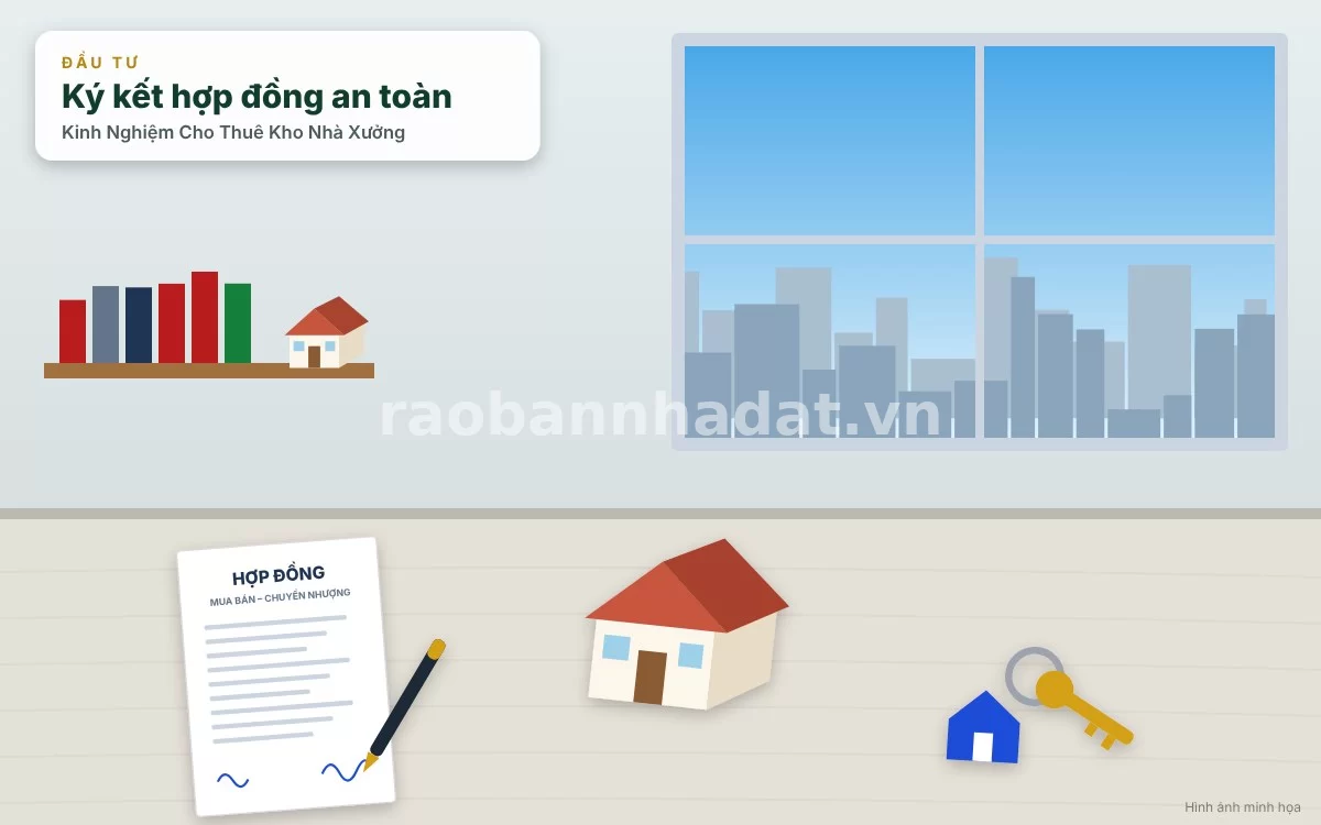 Soạn thảo hợp đồng cho thuê kho nhà xưởng thương mại chặt chẽ, an toàn pháp lý