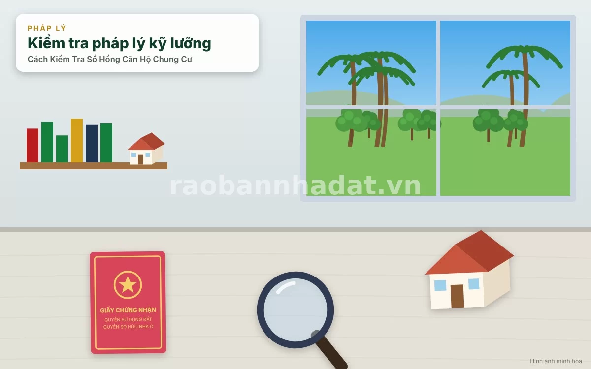 Hướng dẫn cách kiểm tra chi tiết các thông tin trên trang sổ hồng căn hộ chung cư