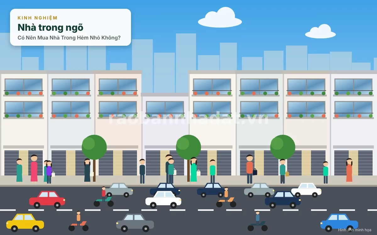 Phân tích các nhược điểm về giao thông đi lại, ngập úng và phòng cháy chữa cháy trong hẻm nhỏ