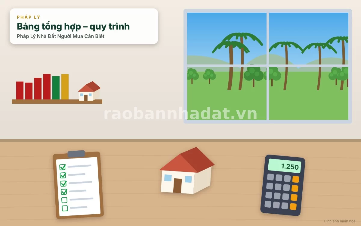 Quy trình 4 bước giao dịch mua bán nhà đất an toàn pháp lý và công chứng minh bạch