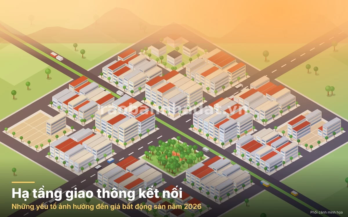 Hạ tầng giao thông và đô thị hóa định hình giá trị nhà đất