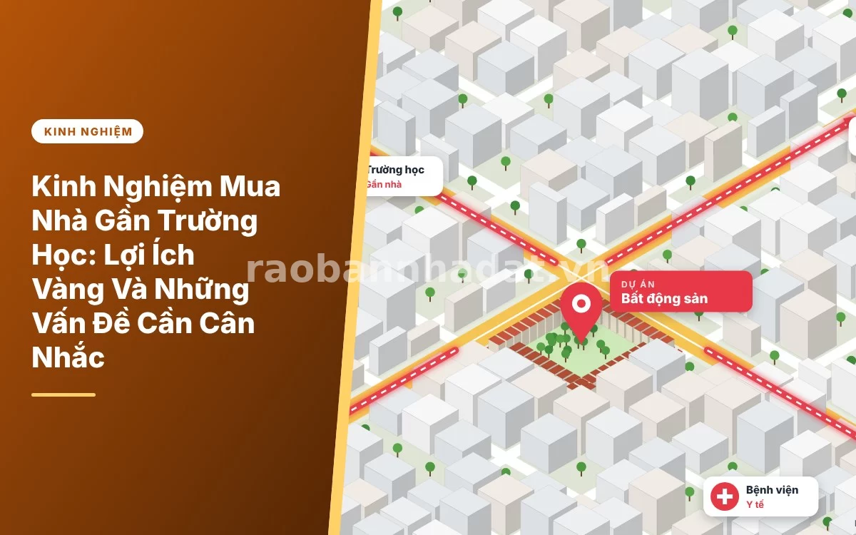 Tổng quan kinh nghiệm mua nhà gần trường học giúp tối ưu việc đưa đón con cái và đầu tư
