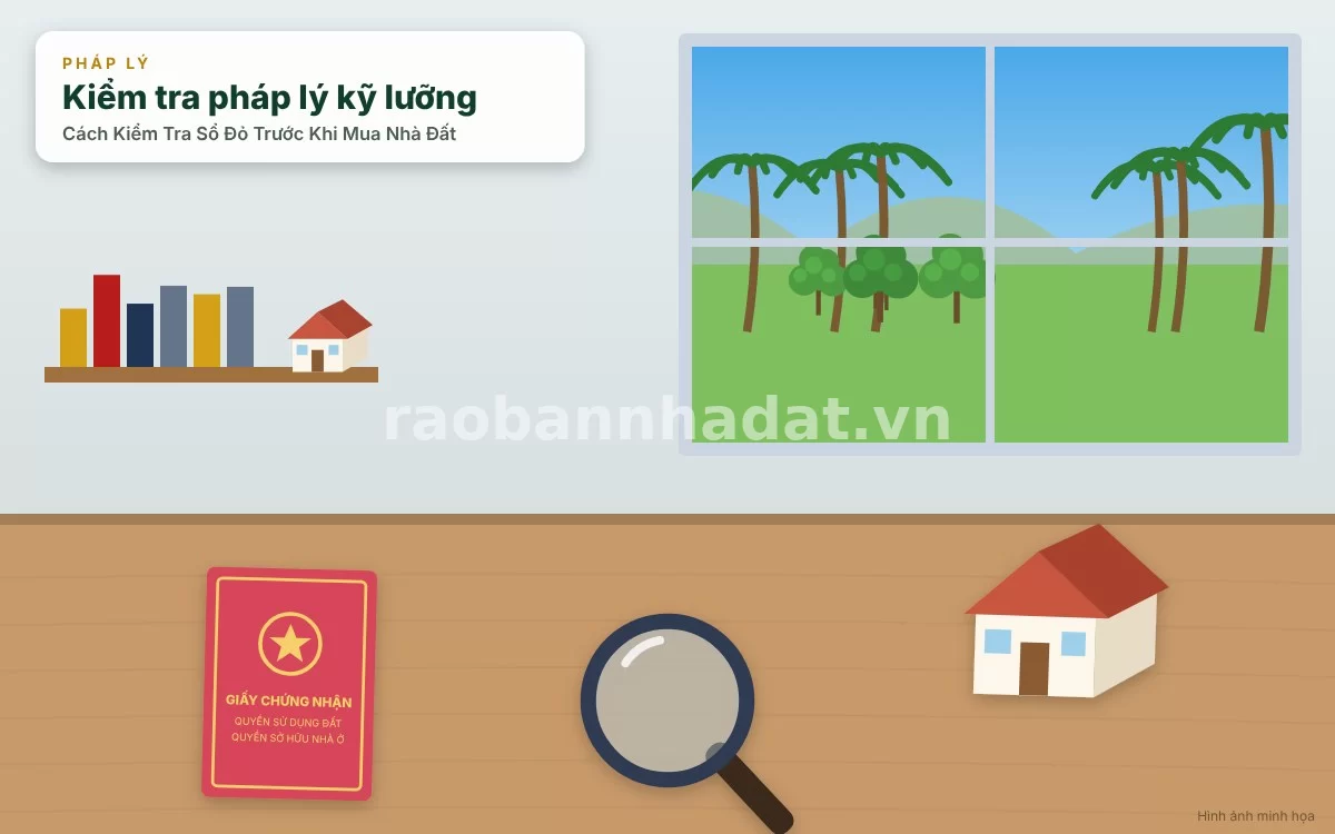 Hướng dẫn cách kiểm tra chi tiết các thông tin kỹ thuật trên trang sổ đỏ