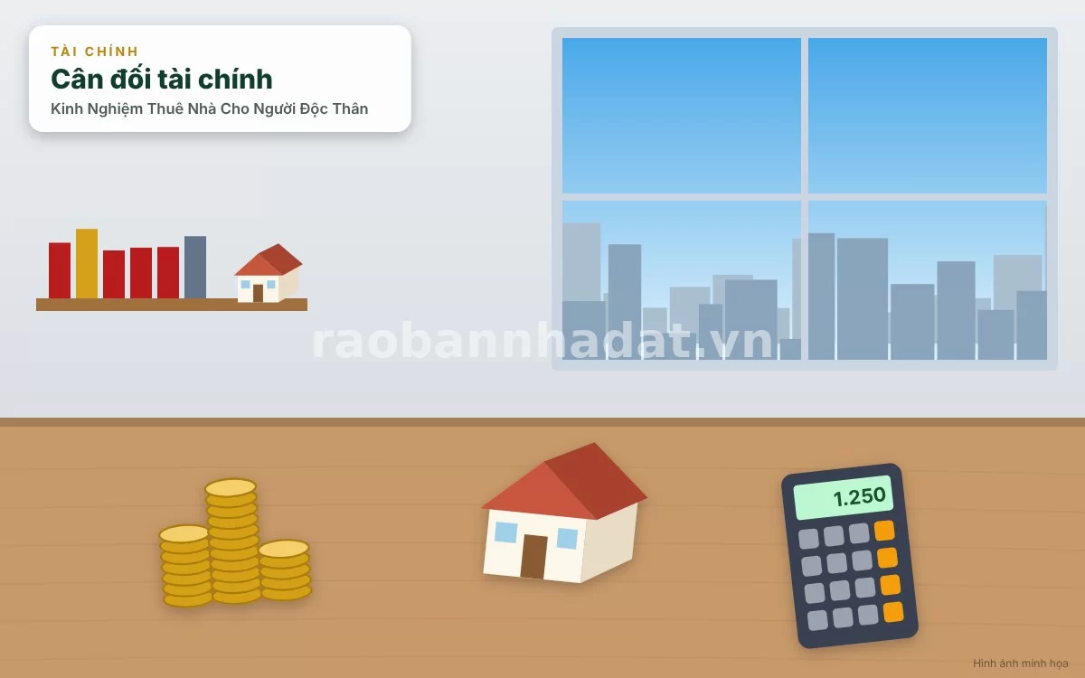 Xác định nhu cầu sinh hoạt và cân đối ngân sách tài chính cá nhân khi thuê nhà