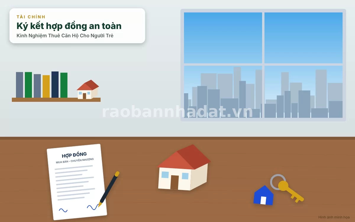 Ký kết hợp đồng thuê căn hộ minh bạch và an toàn pháp lý cho người trẻ