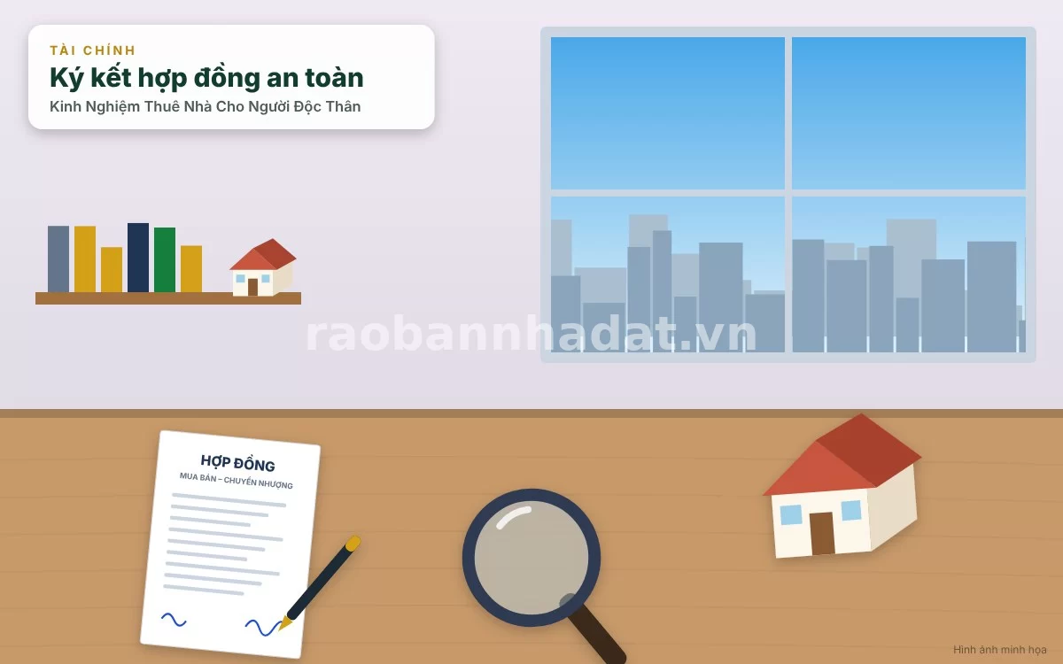 Ký kết hợp đồng thuê nhà minh bạch và an toàn pháp lý cho người độc thân