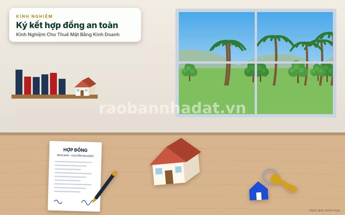 Soạn thảo hợp đồng cho thuê mặt bằng kinh doanh chặt chẽ, an toàn pháp lý