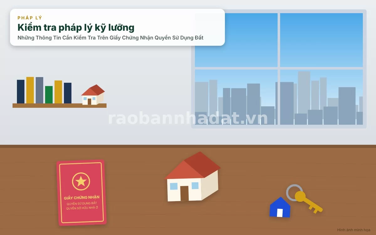 Ý nghĩa quan trọng của việc thẩm định chi tiết các thông tin pháp lý trên sổ đỏ