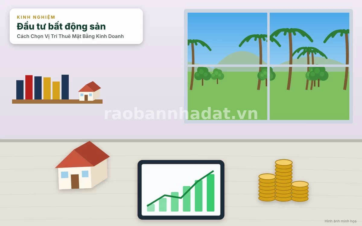 Các tiêu chí vàng đánh giá lưu lượng giao thông và khả năng nhận diện mặt bằng