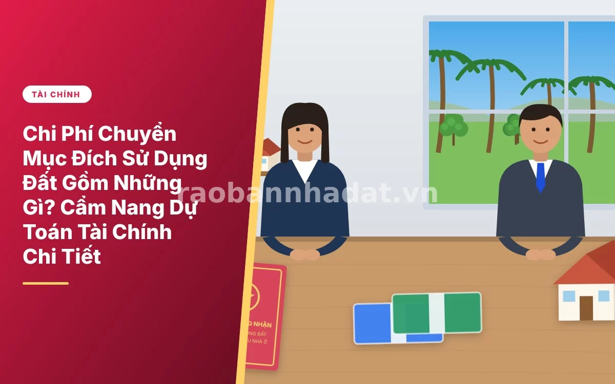 Tổng quan cẩm nang chi tiết các khoản chi phí khi chuyển mục đích sử dụng đất
