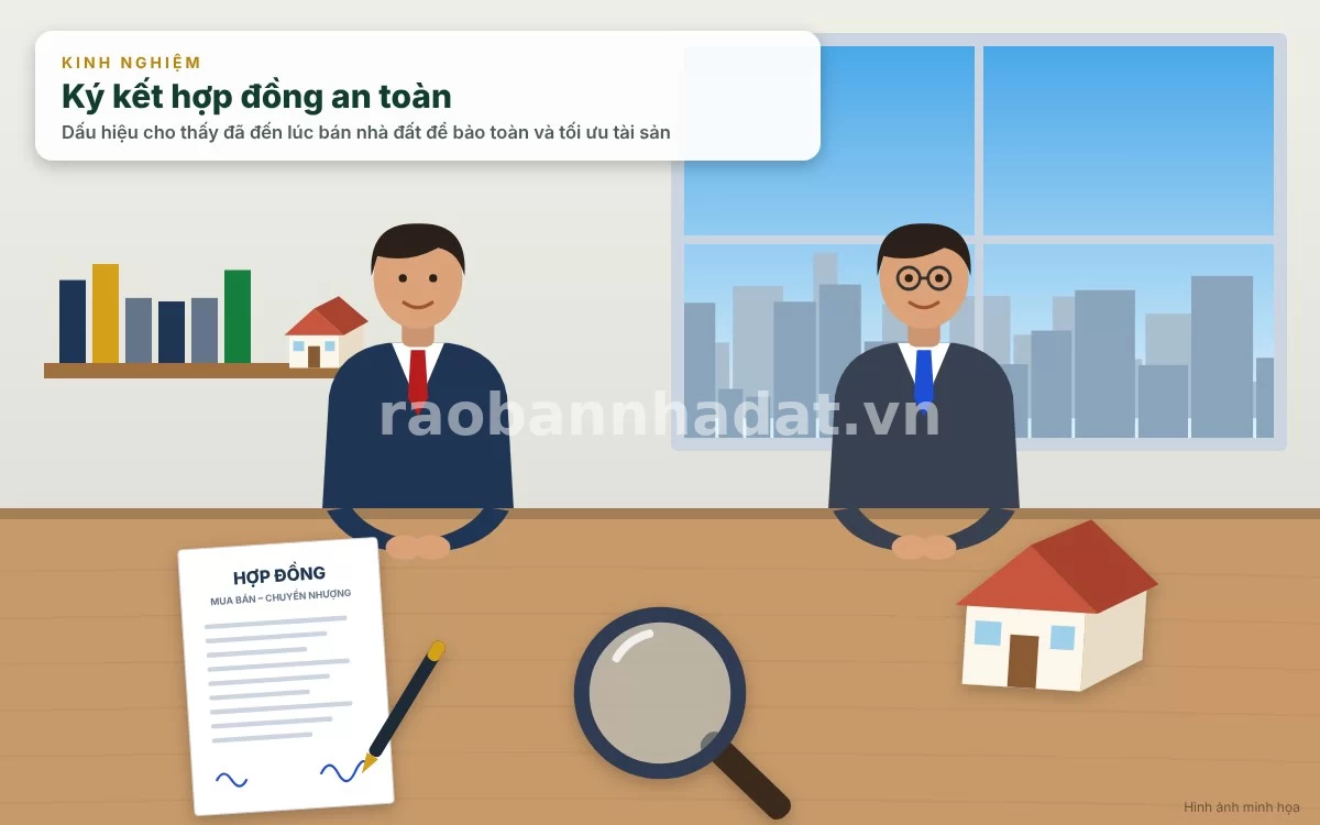 Thực hiện chốt lời bất động sản khi đạt kỳ vọng tài chính