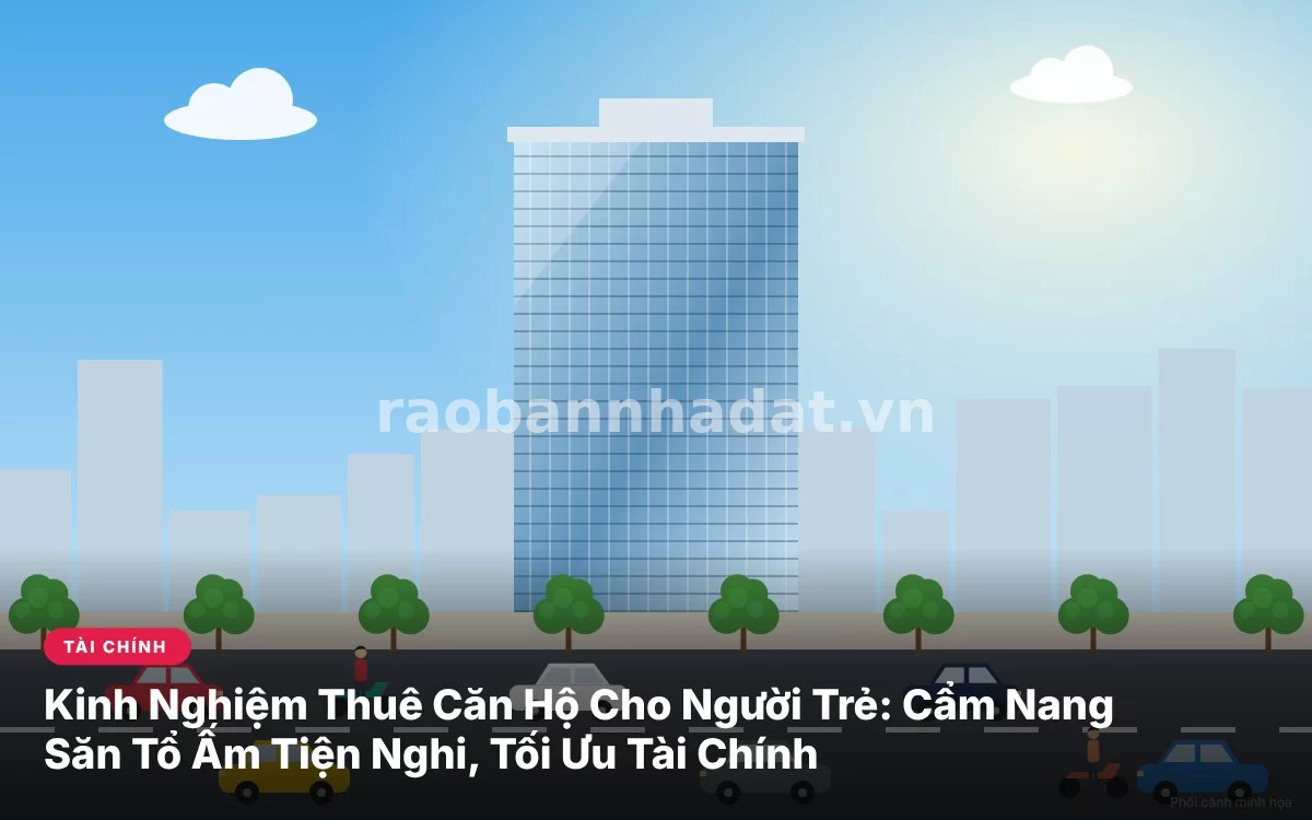Tổng quan kinh nghiệm tìm kiếm và thuê căn hộ chung cư cho người trẻ hiện đại, tiện nghi