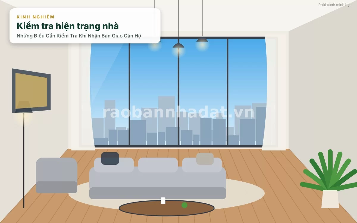 Kiểm tra hệ thống điện nước và các thiết bị kỹ thuật trong căn hộ chung cư