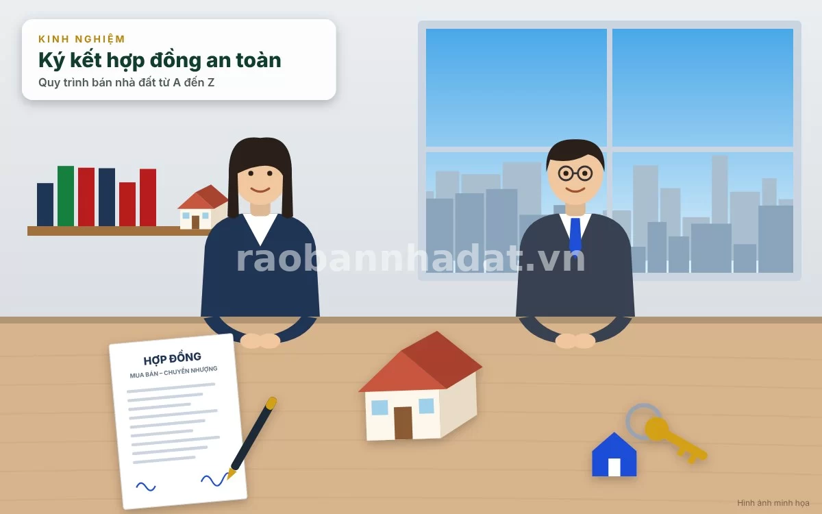 Quá trình ký kết hợp đồng chuyển nhượng và công chứng sang tên diễn ra suôn sẻ