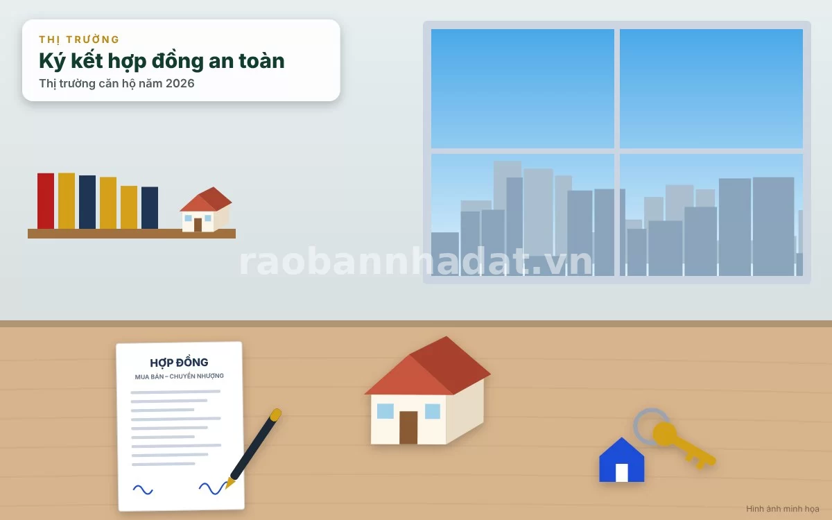 Ký kết hợp đồng mua bán căn hộ minh bạch pháp lý năm 2026