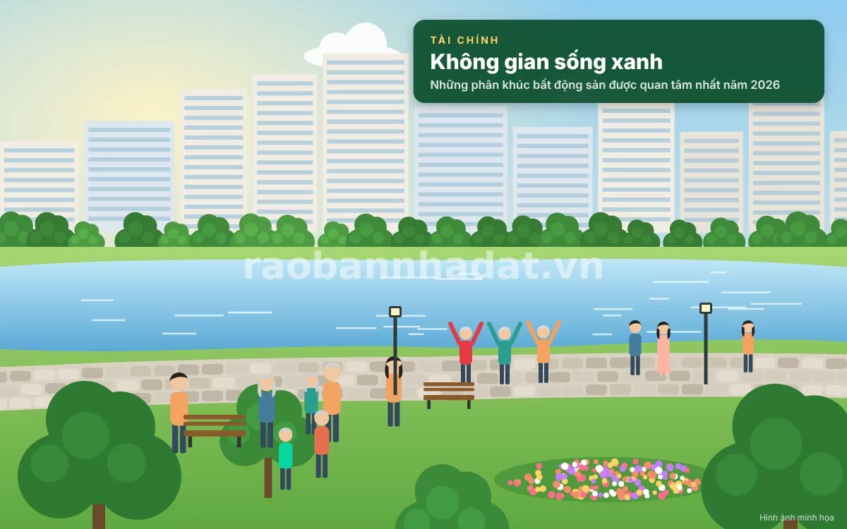 Bất động sản sinh thái xanh chuẩn ESG được quan tâm hàng đầu